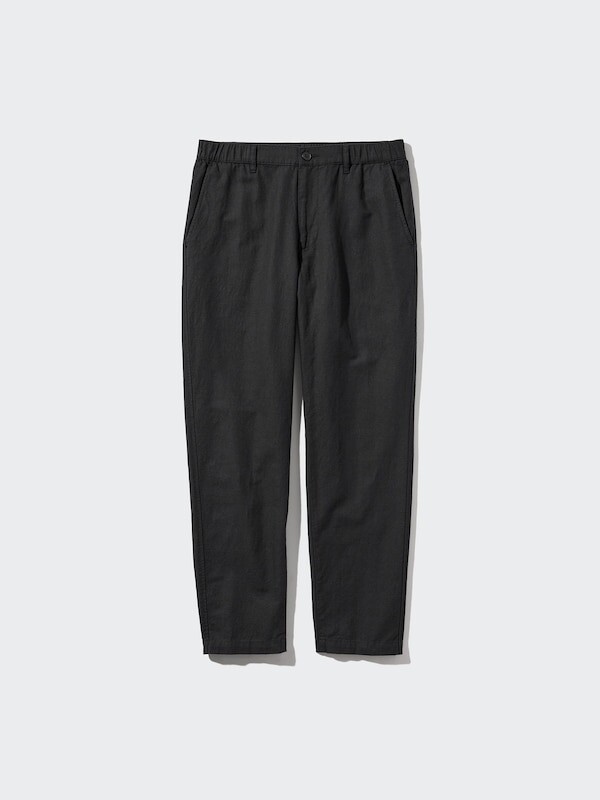 

Свободные брюки из льняной смеси Uniqlo, черный
