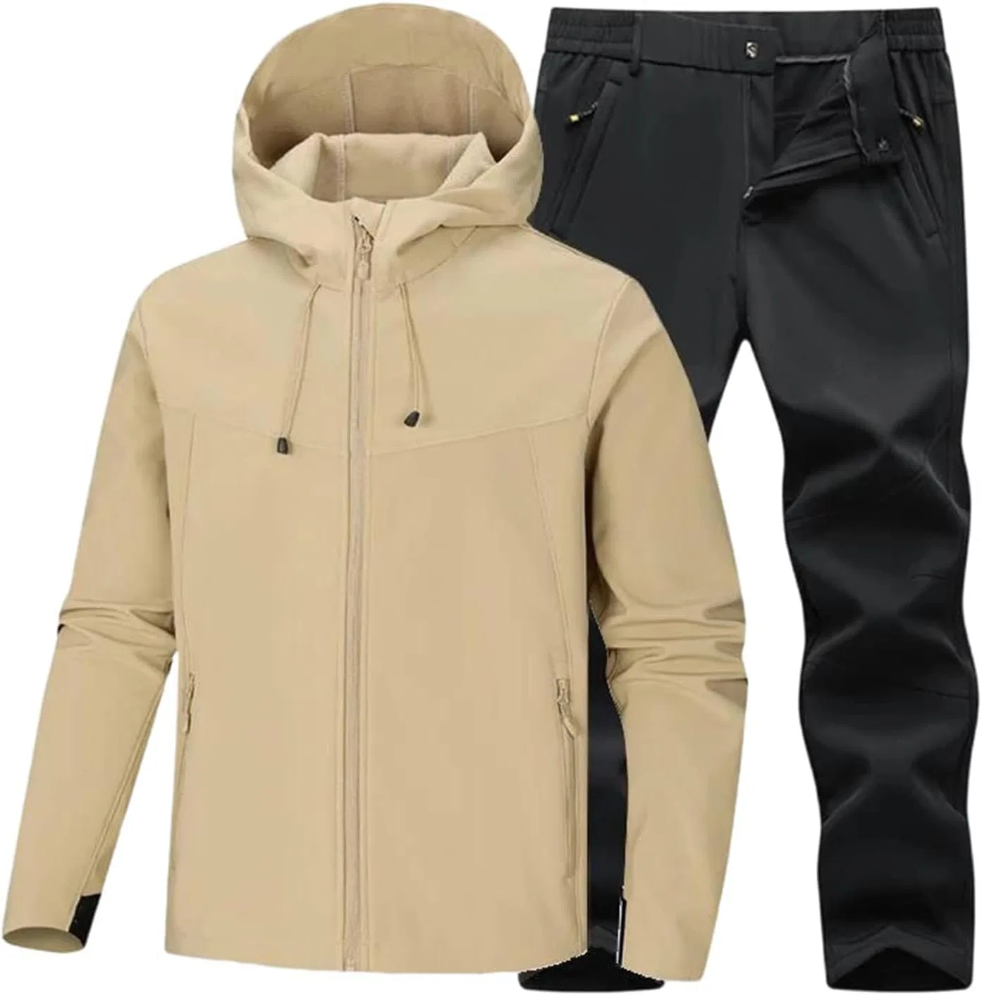 Костюм тактический флисовый мужской, Khaki Black