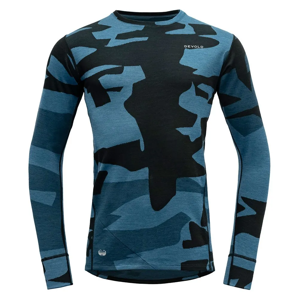 

Футболка DEVOLD OF NORWAY Kløvstien long sleeve, синий