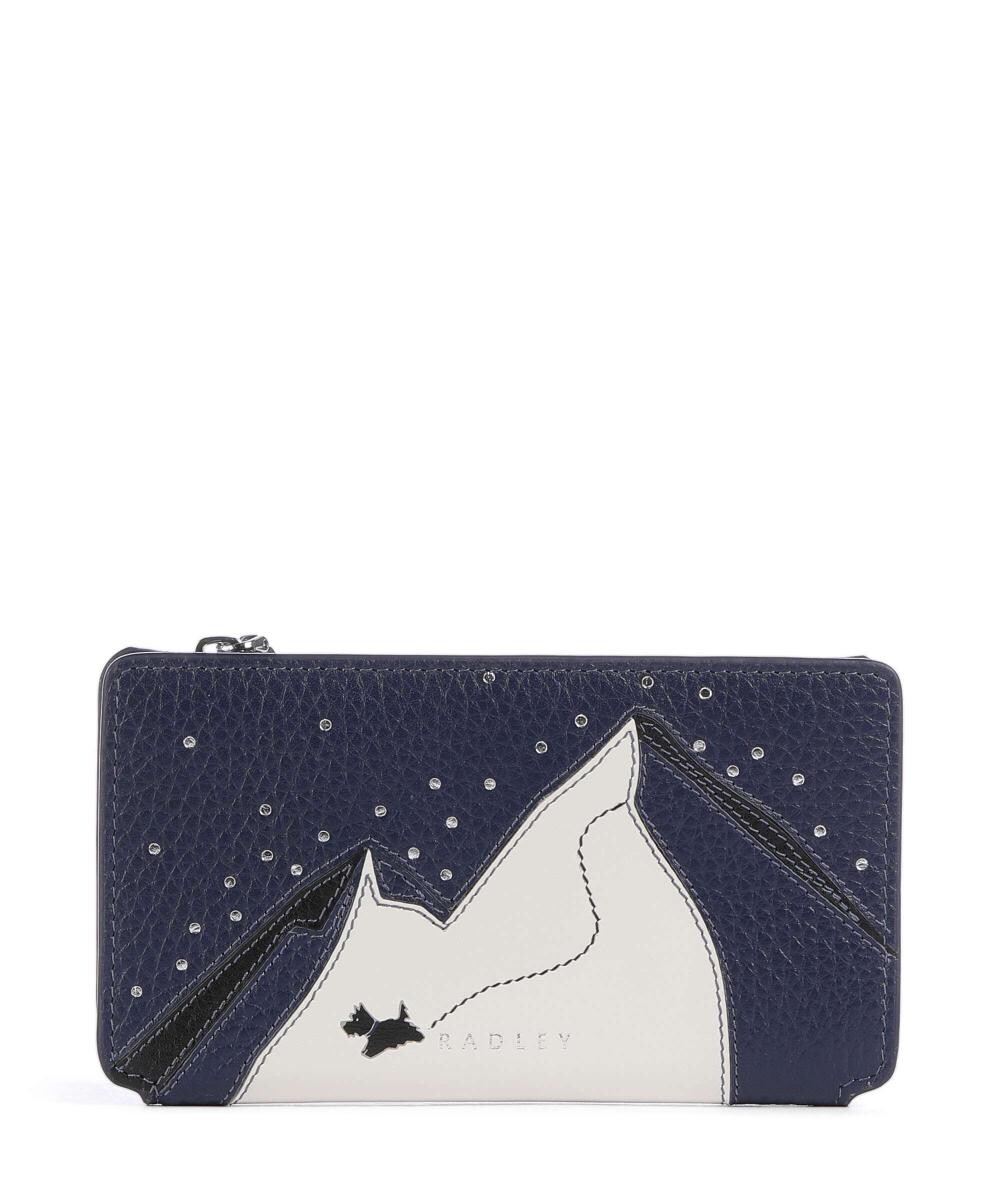 

Кошелек для горных туристов из зернистой яловой кожи Radley London, синий