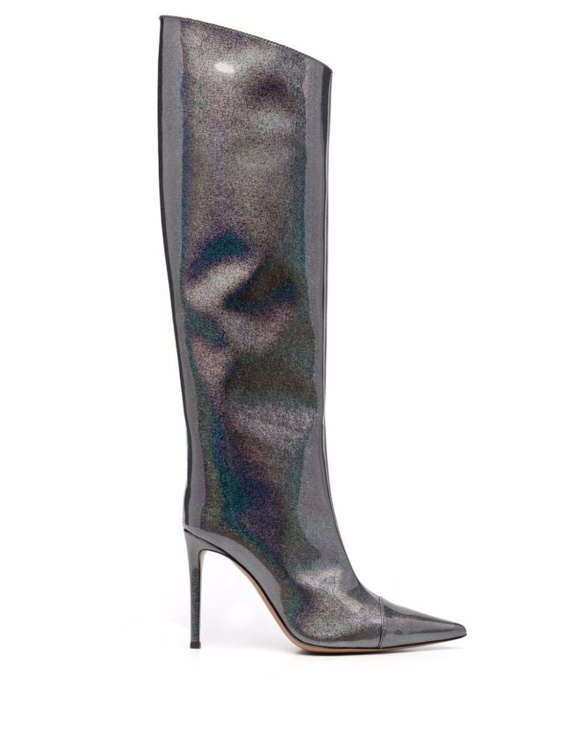 

Alexandre Vauthier сапоги с голографическим эффектом, серебряный