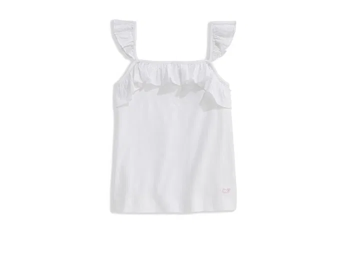 Топ с рюшами Tank Vineyard Vines Kids, Moonshine