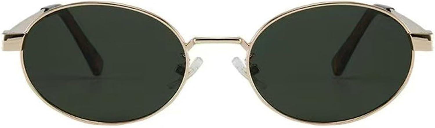 

Солнцезащитные очки Helena Retro Oval для женщин и мужчин. Модные солнцезащитные очки в металлической оправе. Классические дизайнерские солнцезащитные очки с защитой от УФ-излучения UV400, C3