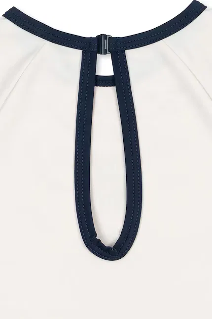 Купальник детский цельнокроеный Vilja Onesie Konges Sløjd, белый — фото 3