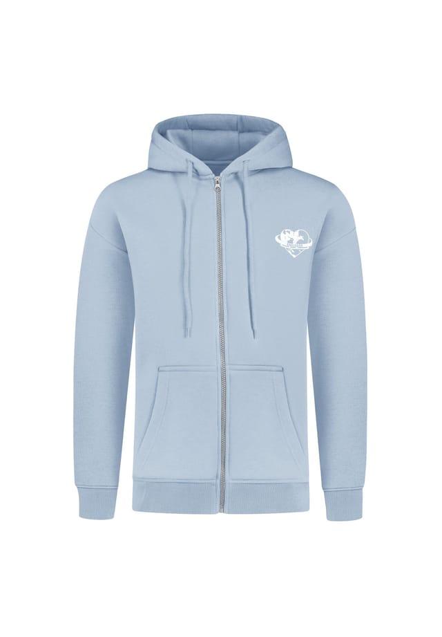 

Толстовка с капюшоном на молнии amora Smilodox, голубой