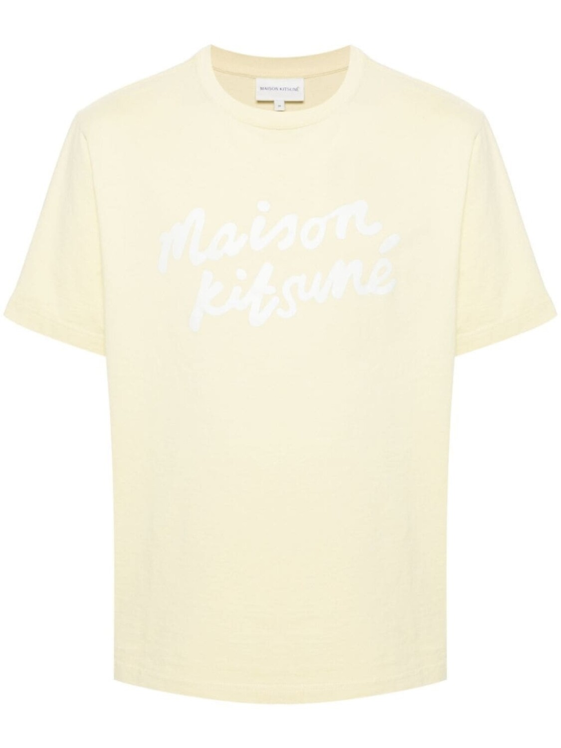 

Maison Kitsuné футболка с принтом Handwriting, желтый