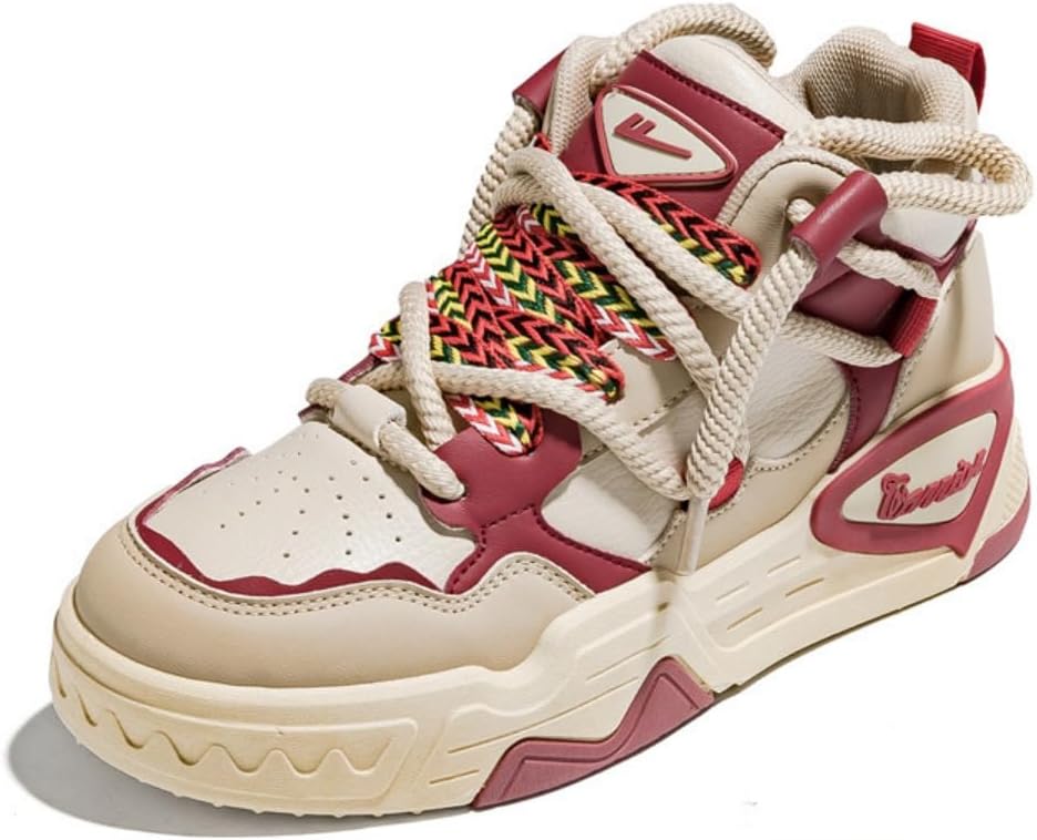 

Сетчатые кроссовки PU в стиле Y2K с легкой шнуровкой, низкие повседневные летние кроссовки для прогулок на улице с мягкой удобной подошвой Ctkvbmeoi, красный