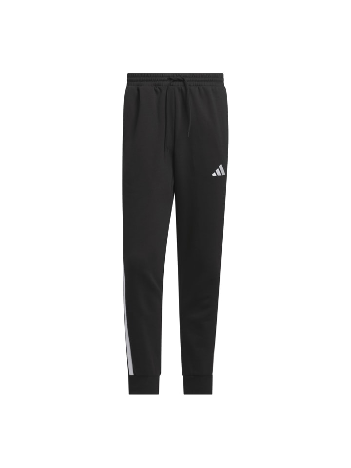 

Мужские спортивные брюки с тремя полосками черного цвета adidas