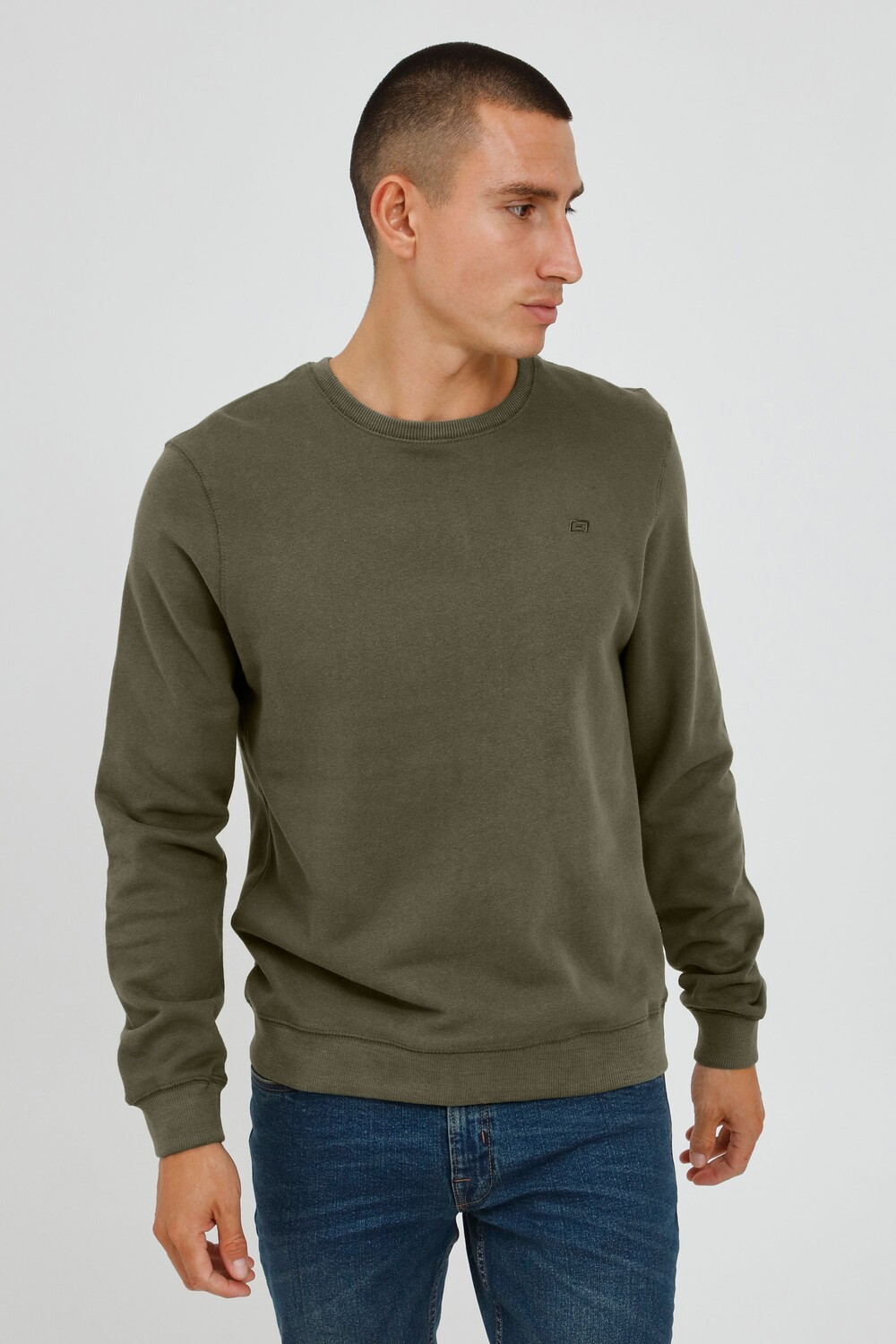 

Толстовка BLEND Sweater BHBHAvebury Crew neck 20712827, зеленый