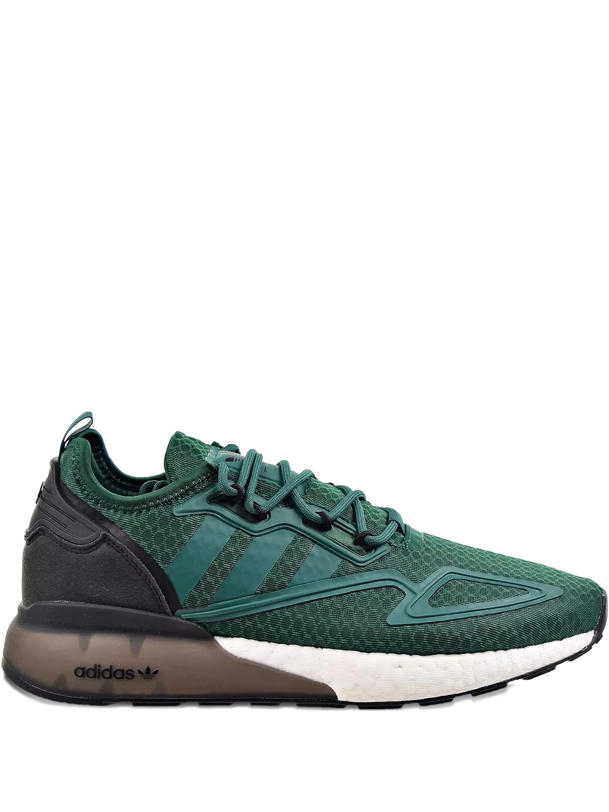 

Кроссовки ZX 2K Boost Green/Black/White Adidas, зеленый