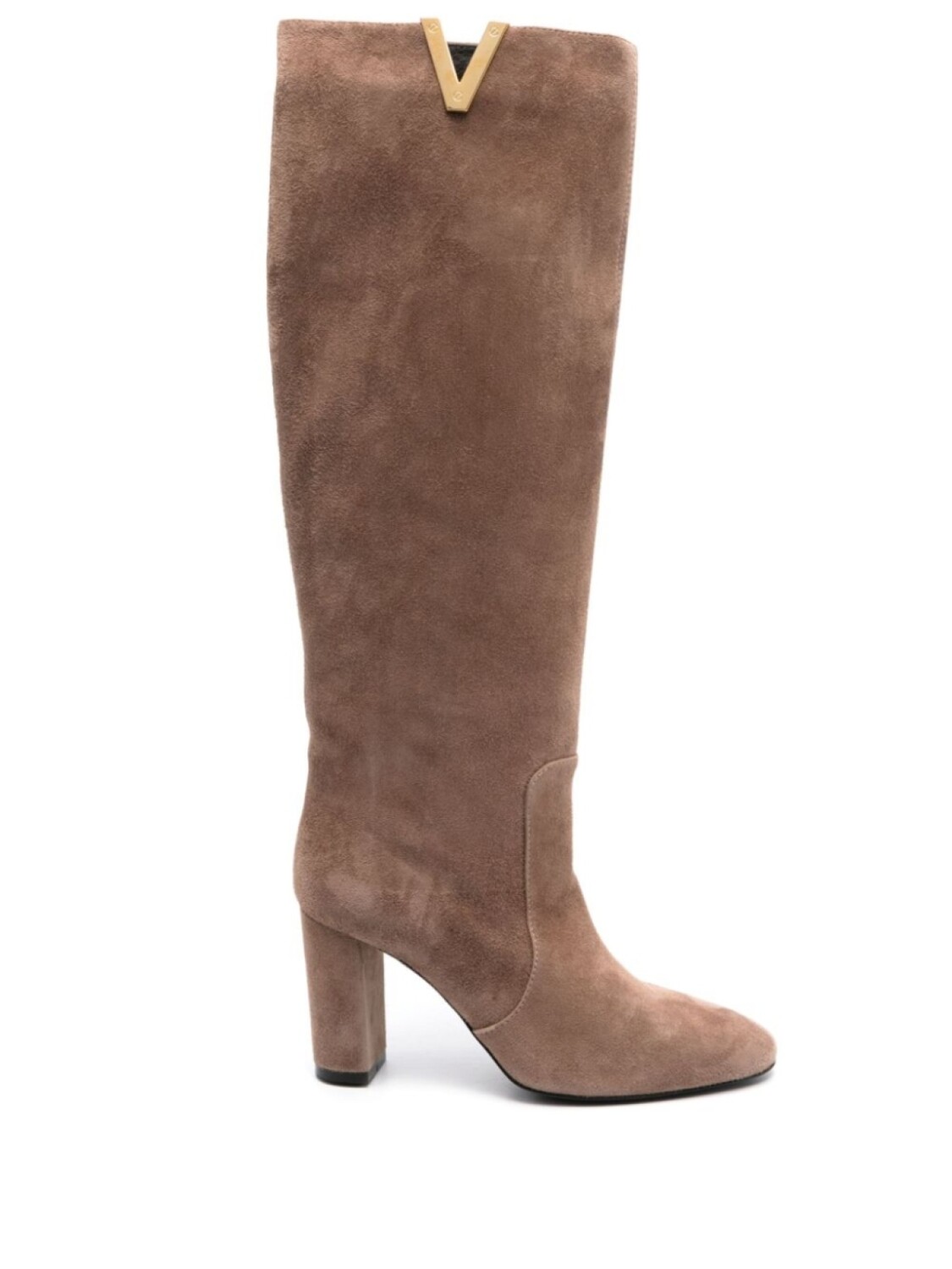 Via Roma 15 сапоги на каблуке, коричневый