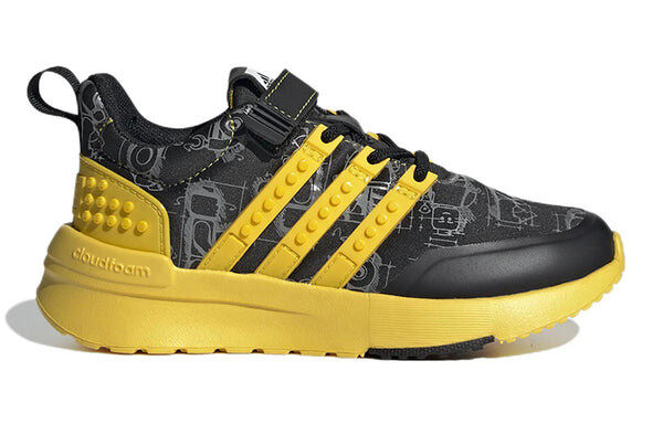 Кроссовки lego x racer tr 'black equipment yellow' Adidas, черный — фото 2