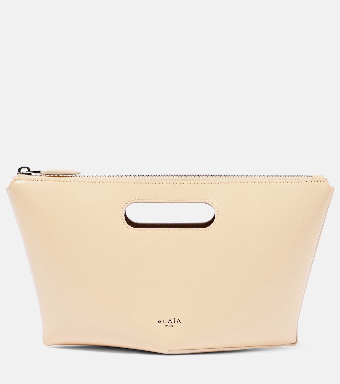 

Складной мини-клатч из кожи Alaïa, Dune