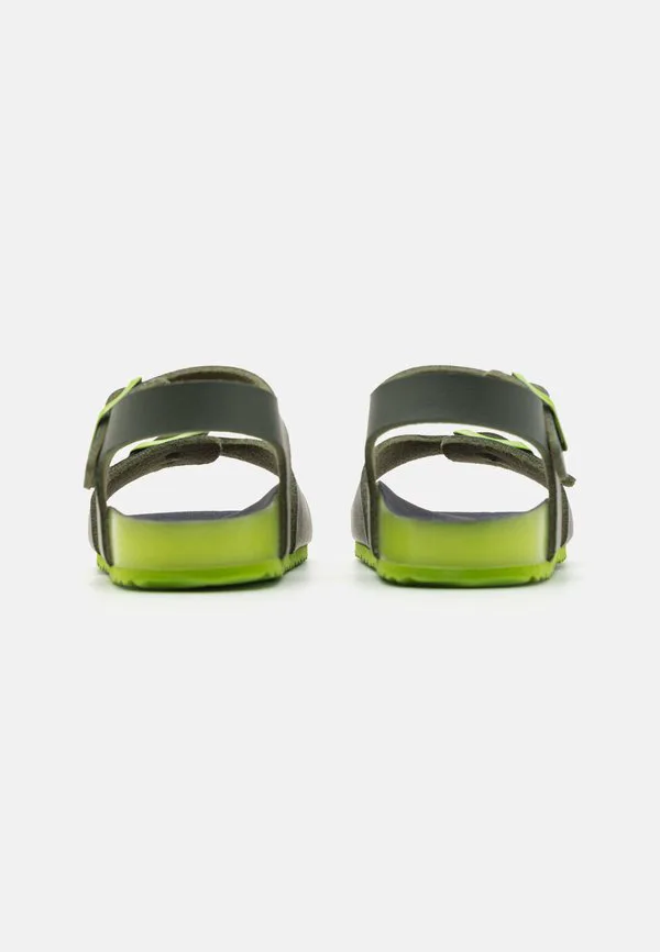 Сандалии для ходьбы ghita Geox, Dark Green/Lime — фото 3