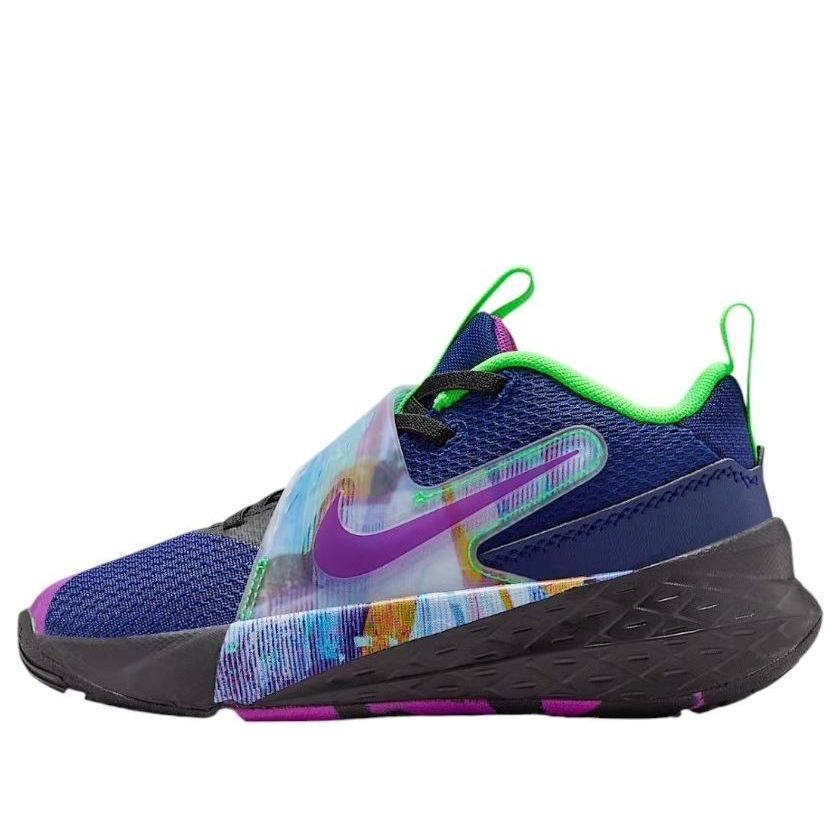 

Кроссовки (PS) Nike Team Hustle D 12 'Blue Void Vivid Purple Green Strike'