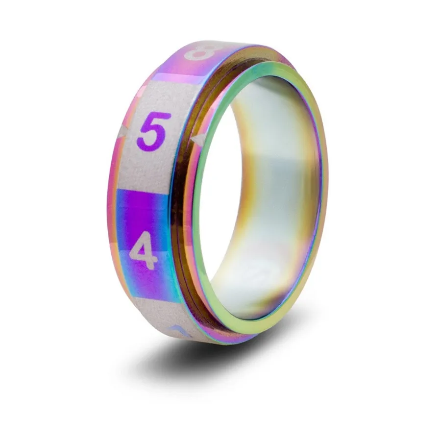 

Кольцо для игральных костей - Радуга, размер 8 (d8), Dice Rings - d8