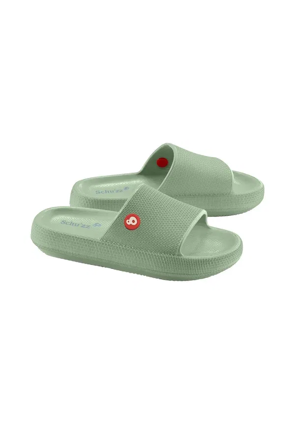 Тапочки для отдыха 0135336 schuzz claquette pool slides Schu'Zz, зеленый — фото 2