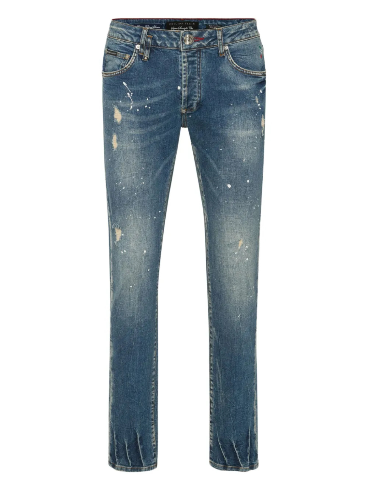 

Philipp Plein джинсы скинни, синий