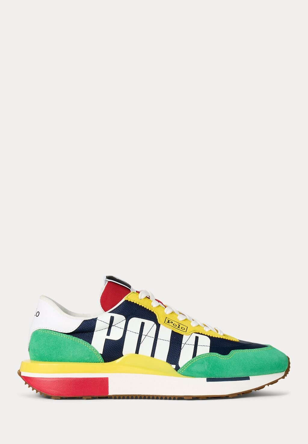 

Кроссовки TRAIN 89 LOGO SUEDE & OXFORD SNEAKER Polo Ralph Lauren, мультиколор