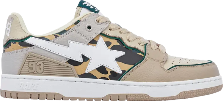 

Кроссовки Wmns Sk8 Sta #4 'Beige Camo', кремовый, Бежевый, Кроссовки Wmns Sk8 Sta #4 'Beige Camo', кремовый