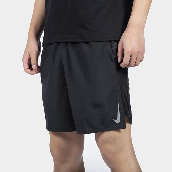 Шорты challenger dri fit без подкладки для бега быстросохнущие мужские шорты Nike, черный — фото 4