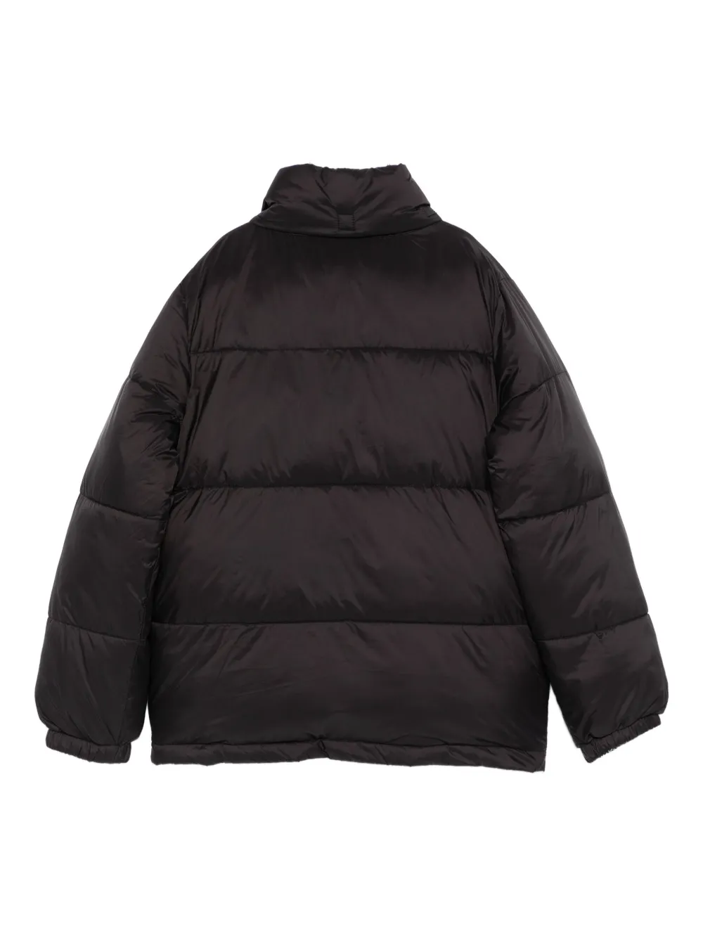 Стеганное пальто с нашивкой-логотипом Stella Mccartney Kids, фиолетовый — фото 2