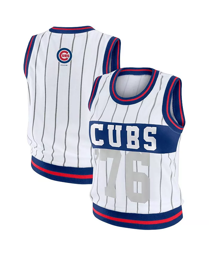 

Женская белая спортивная майка Chicago Cubs WEAR by Erin Andrews