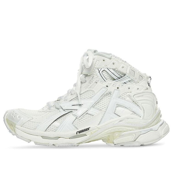 

Кроссовки runner high top sneakers 'white' Balenciaga, белый