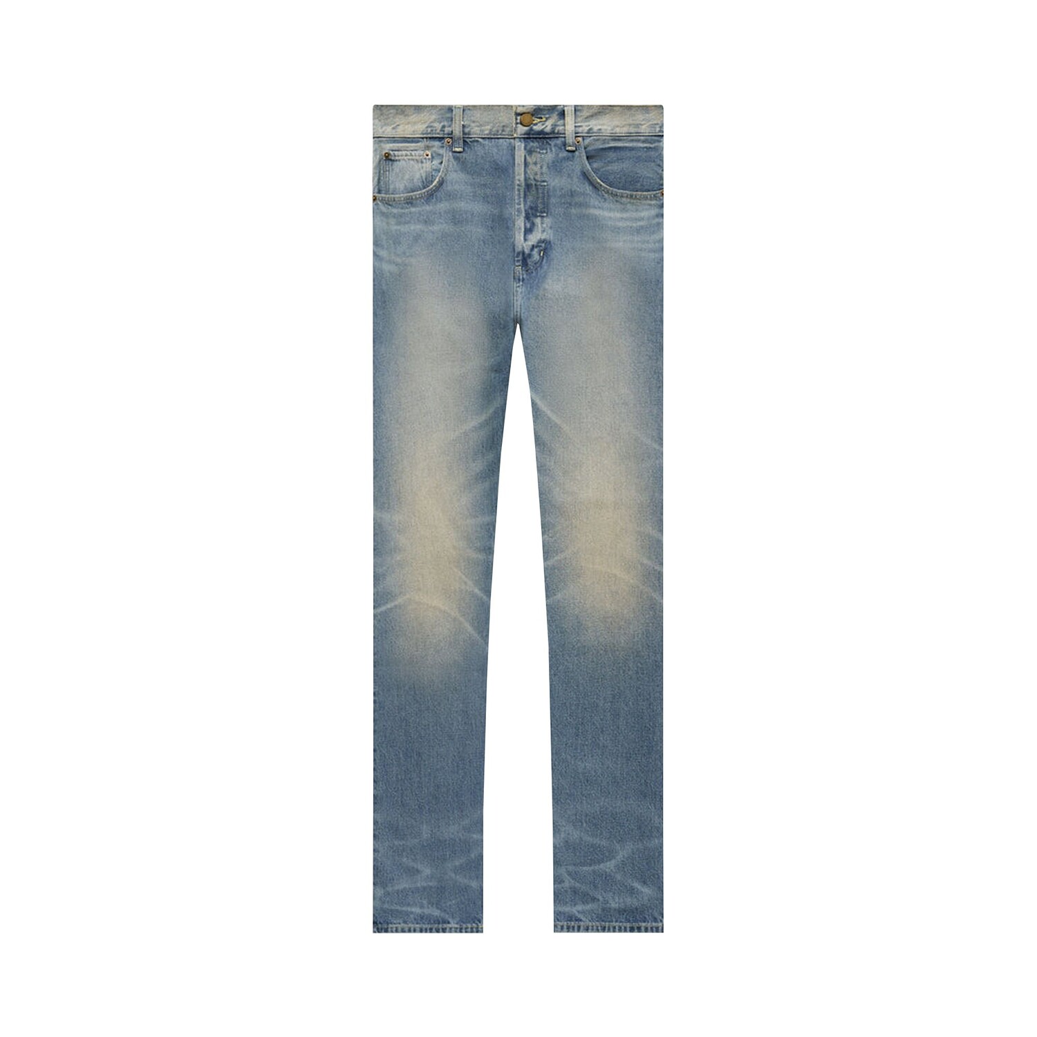 

Джинсы с 5 карманами Fear of God Essentials, цвет Индиго