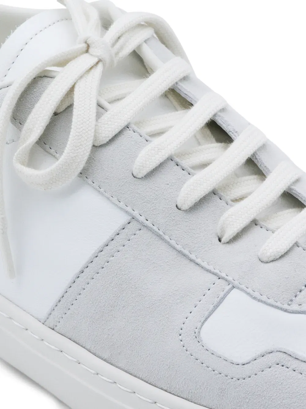 Кожаные кроссовки с вставками Common Projects, белый — фото 4