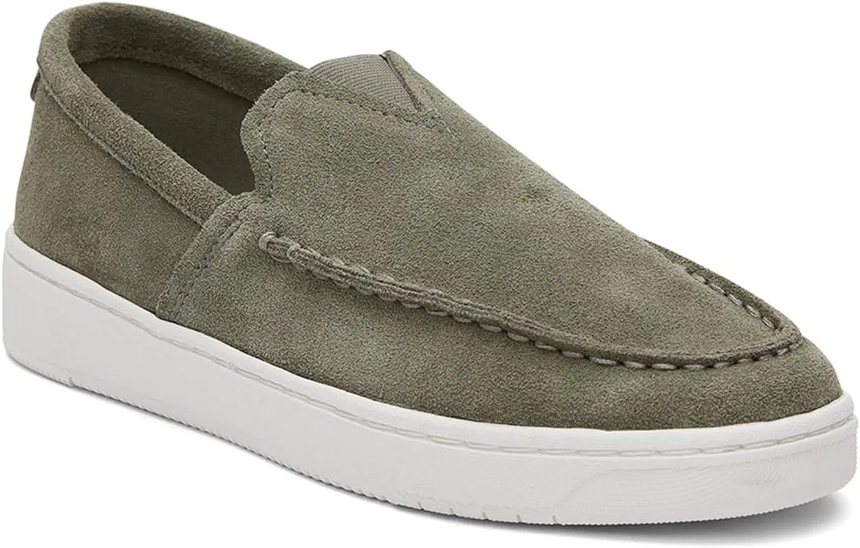 Мужские плоские тапочки TOMS Trvl Lite, Vetiver Grey Suede — фото 3