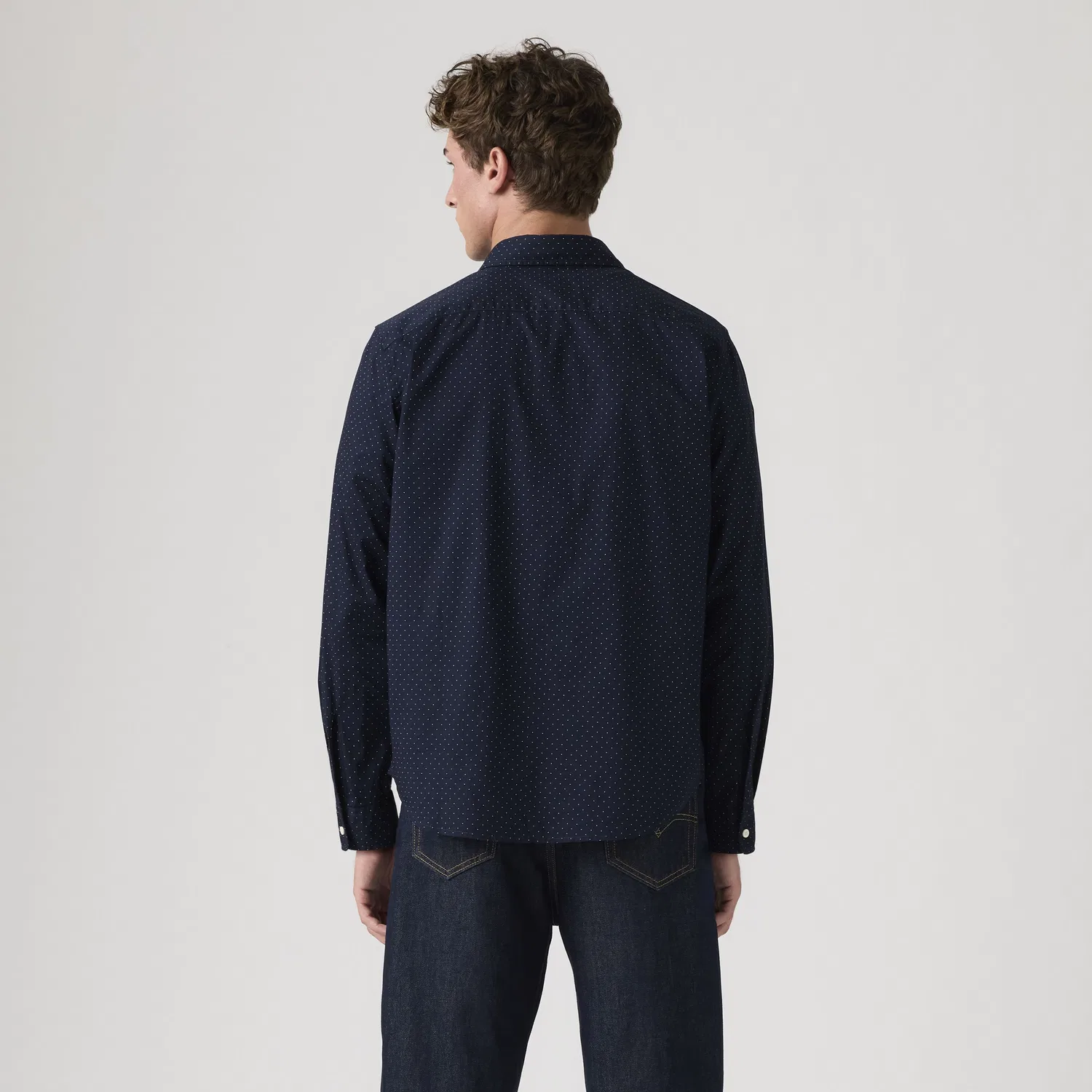 Классическая рубашка из поплина с одним карманом, стандартного кроя Levi's, Blue — фото 3