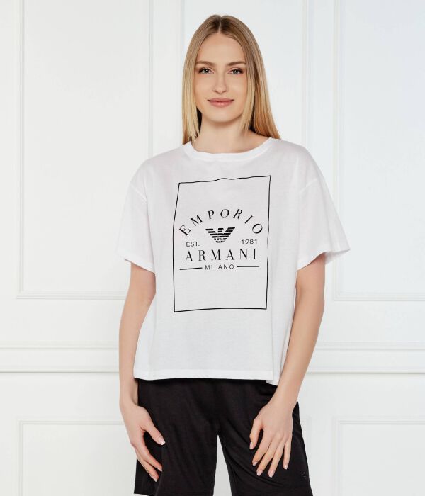 

Футболки Loose fit Emporio Armani, белый