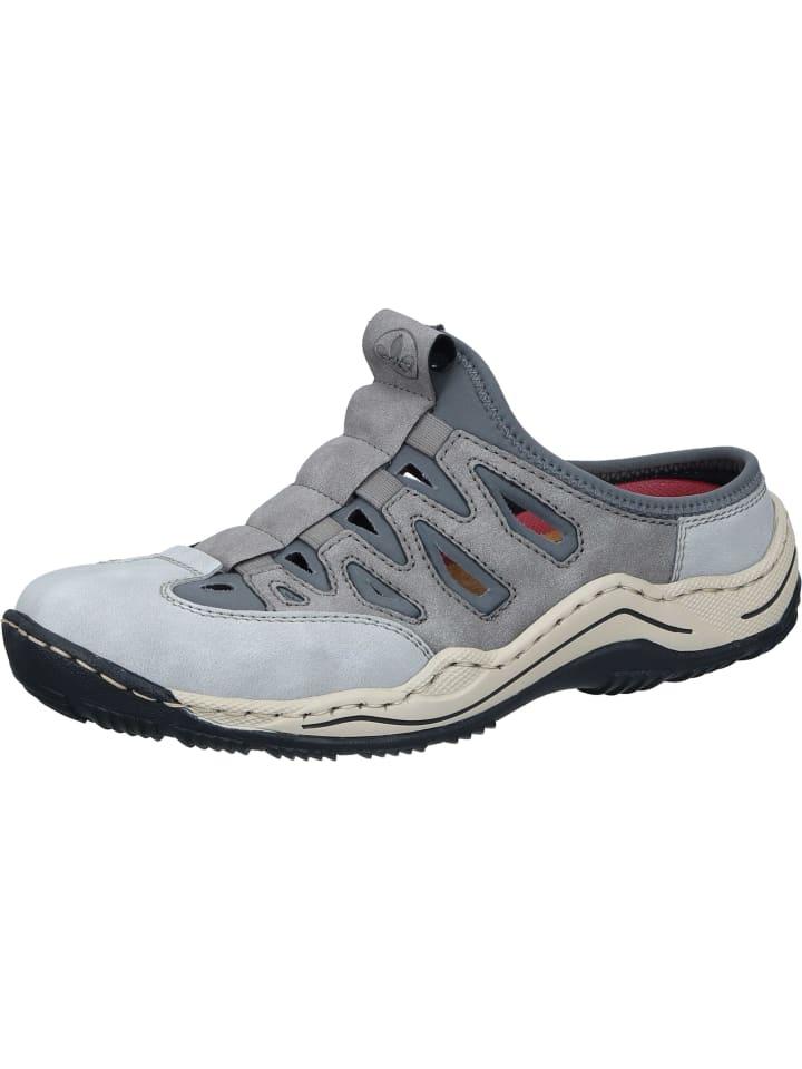 Мюли rieker, цвет cement/grey/blei