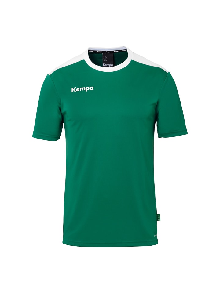 

Тренировочная футболка Emotion 27 в цвете лагуна/белый Kempa