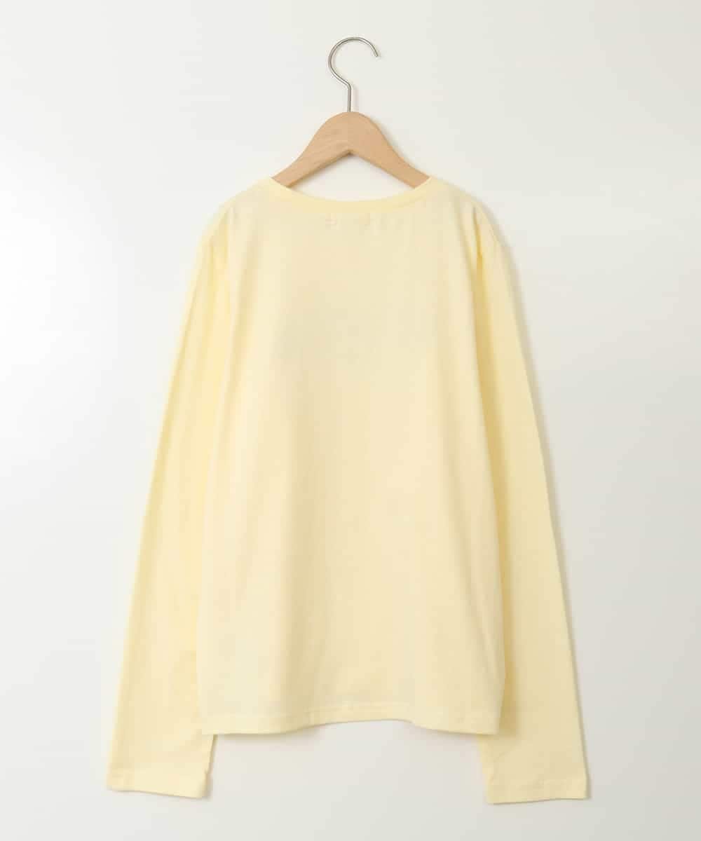Футболка с длинным рукавом с логотипами разных расцветок A.V.V, Light Yellow — фото 2