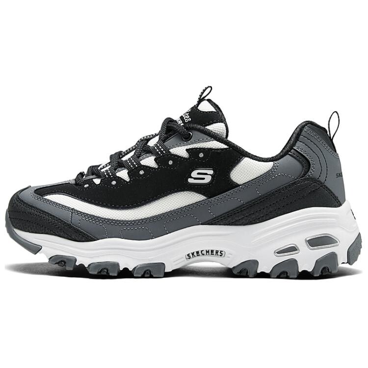 

Кроссовки женские DLITES с низким верхом, цвет черный/белый/серый Skechers