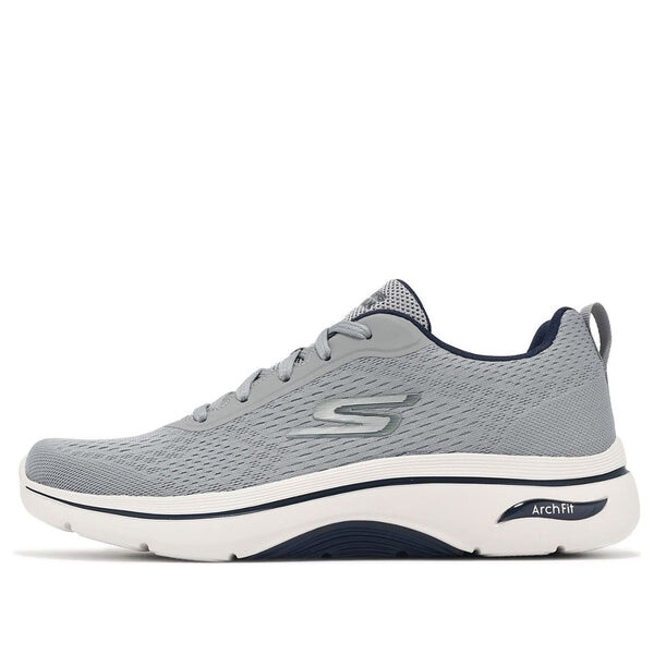 

Кроссовки go walk arch fit 2.0 'grey white' Skechers, серый