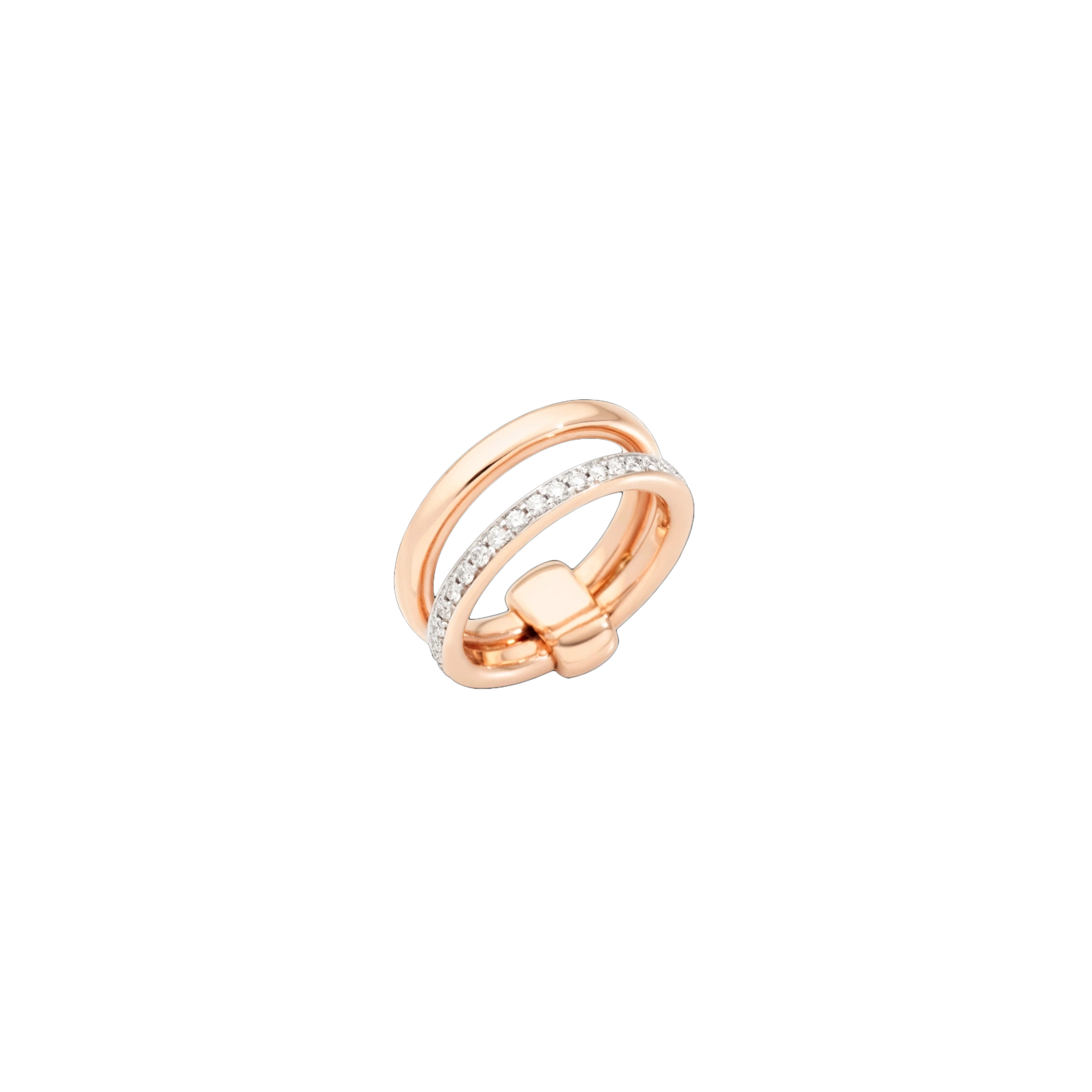 

Кольцо Pomellato together band из розового золота с бриллиантами