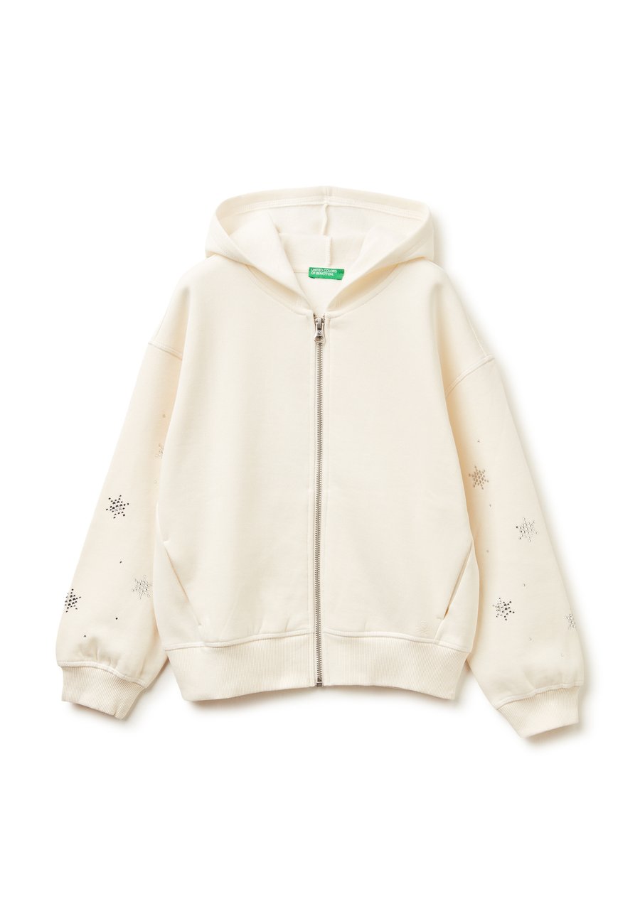 

Толстовка United Colors of Benetton Zip-up sweatshirt, White