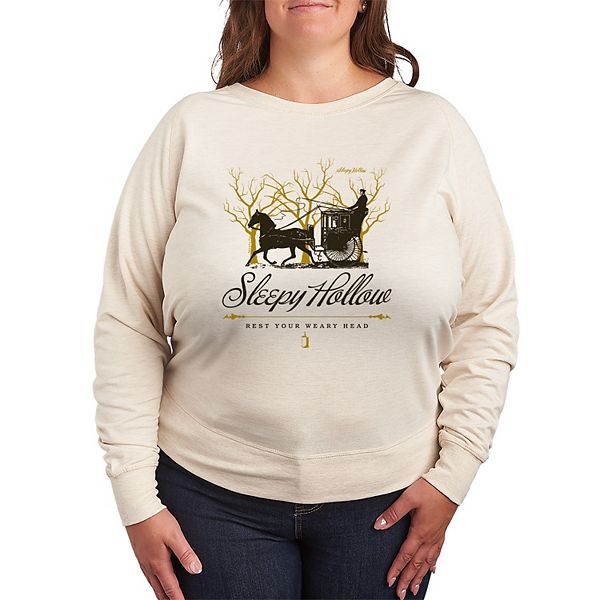 

Plus size футболка с длинным рукавом из френч терри Sleepy Hollow Rest Your Weary Head Licensed Character