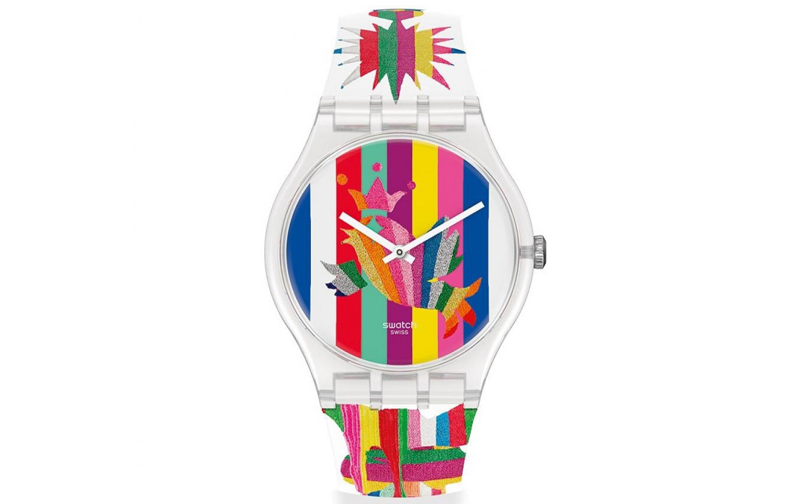 

SWATCH Часы Unisex 41mm Watch SUOZ331S, Multicolor