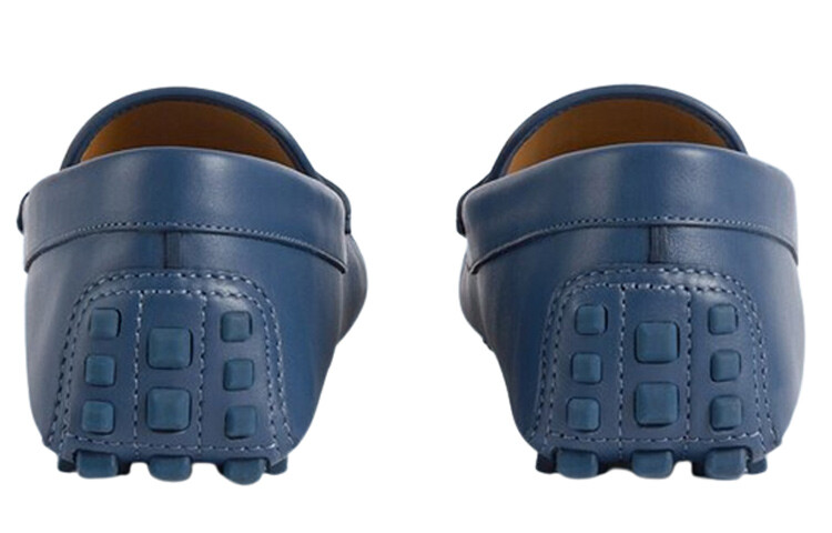 Туфли Gucci Interlocking G мужские, синий — фото 4