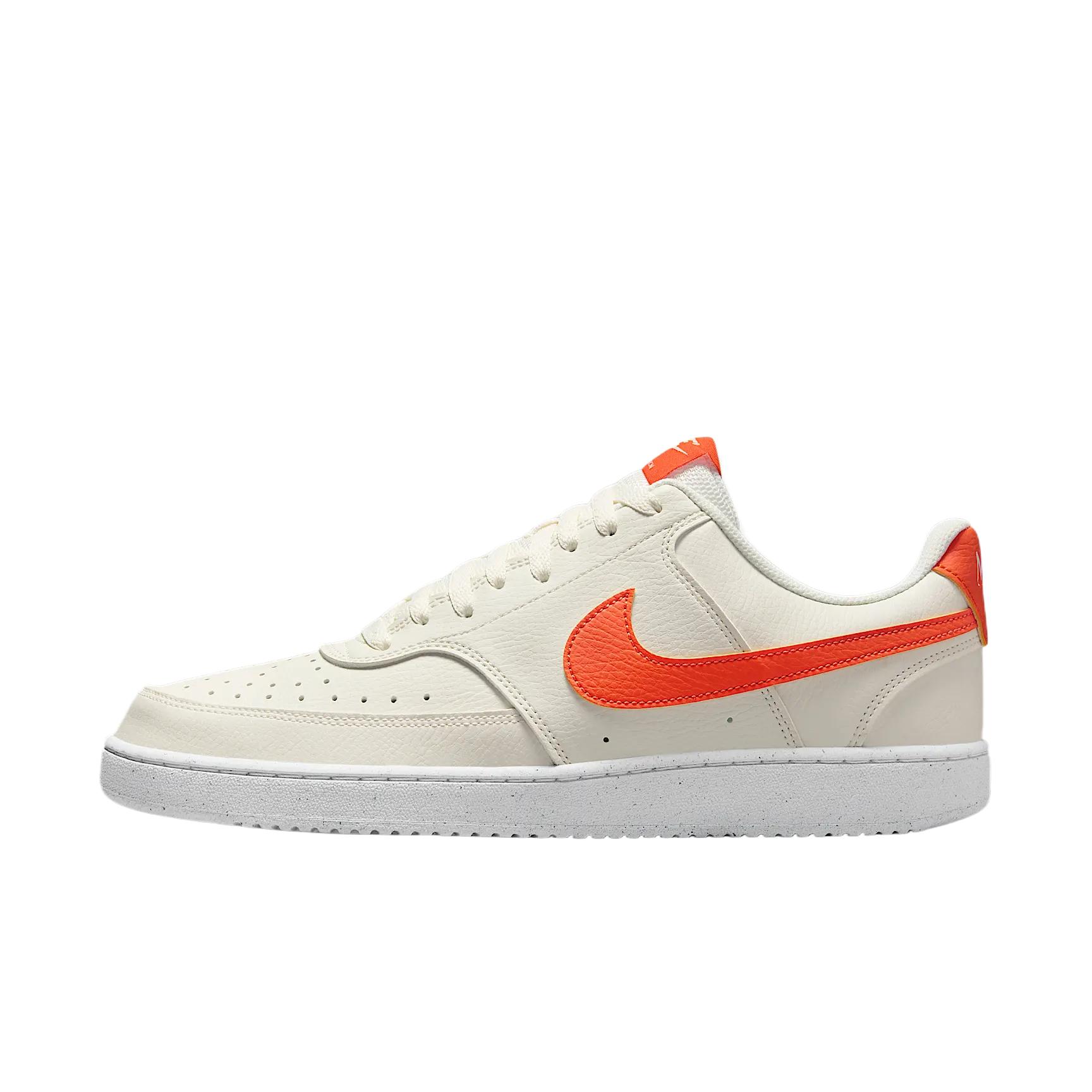 

Nike Court Vision Low Next Nature Sail White Safety Orange