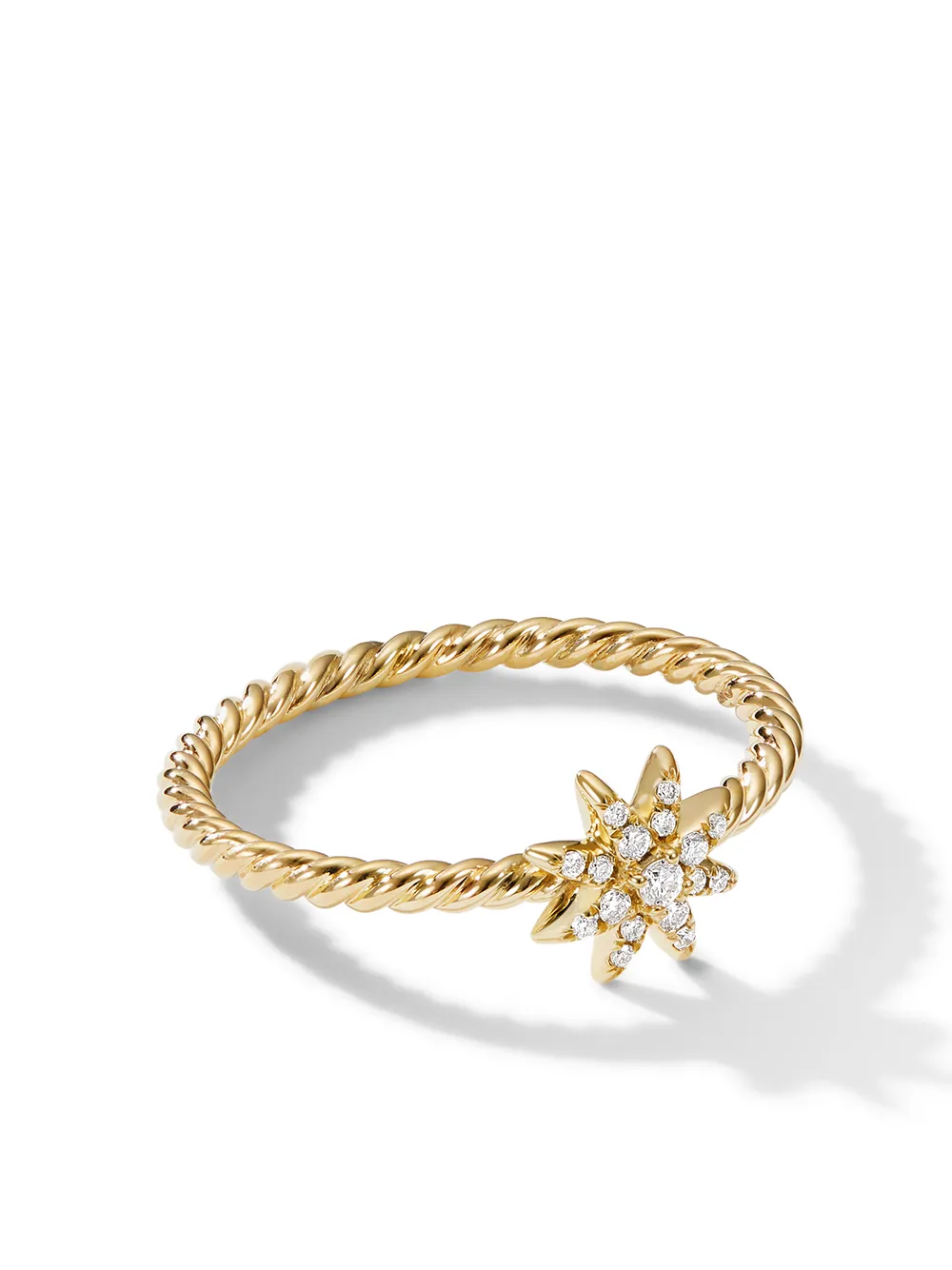 

Кольцо Petite Starburst из желтого золота с бриллиантами (7.5 мм) David Yurman, золотой