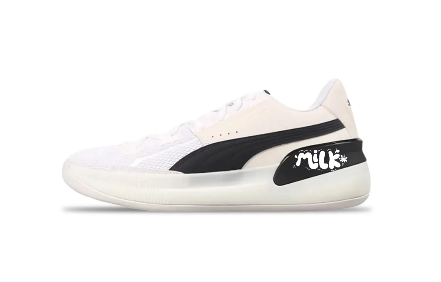 

Баскетбольные кроссовки Clyde Hardwood Team мужские низкие розовые Puma