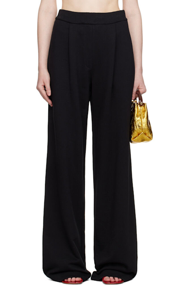 

Черные прямые спортивные штаны Dries Van Noten