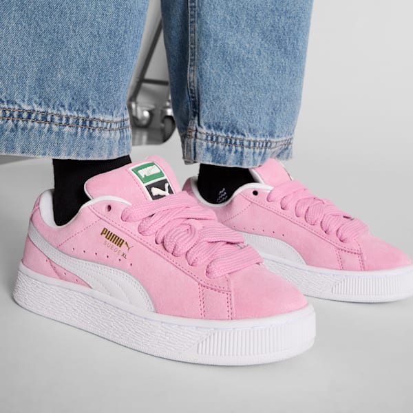 Кроссовки для больших детей Suede Xl Puma, розовый — фото 2
