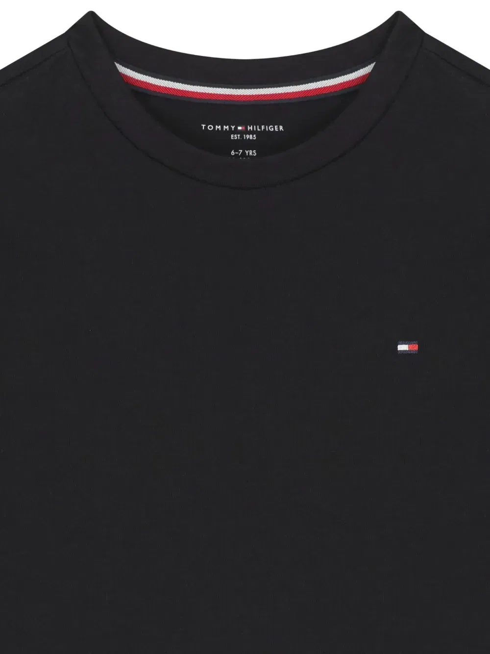 Хлопковая футболка с логотипом Tommy Hilfiger Junior, серый — фото 4