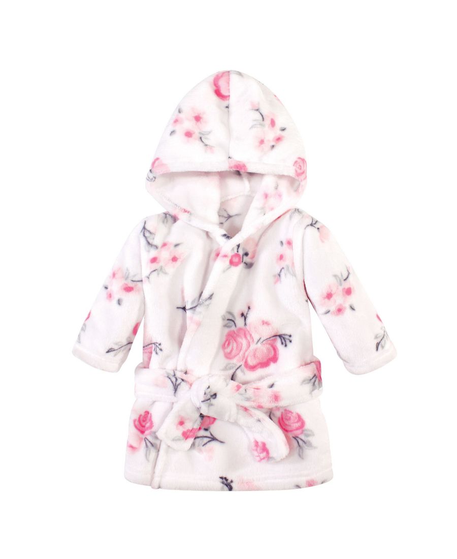 

Уютный халат с капюшоном в виде животного Hudson Baby, Pink floral